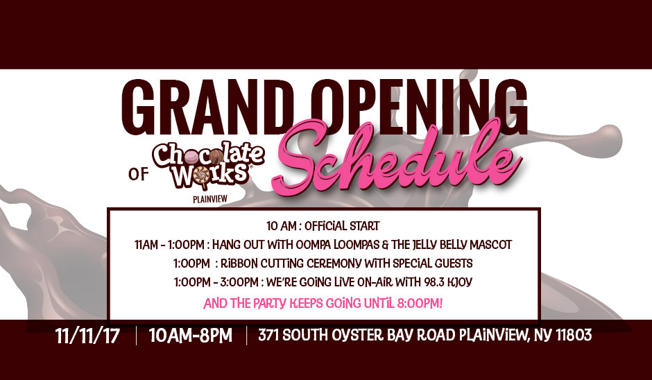 Chocolate works grand opening