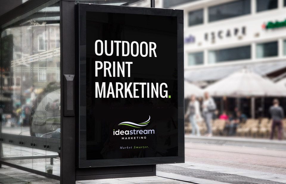 Outdoor marketing sign