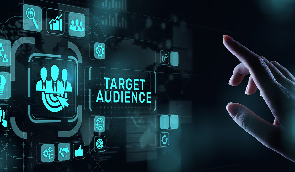 Target audience pressing button