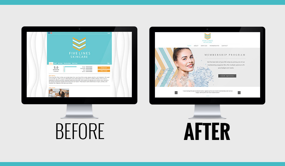 fivelines-post | Idea Stream Marketing Five lines skincare before and after