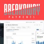 Breakaway Payments dashboard showing sales overview and financial data from Clover for Prince Street Pizza.