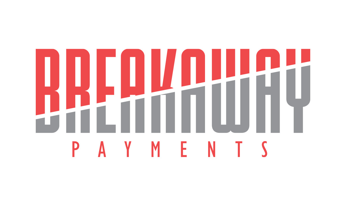 Breakaway Payments logo featuring bold red and gray typography.