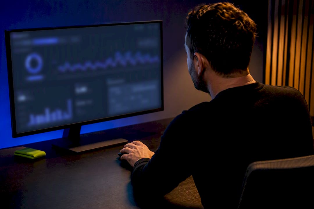 Marketer auditing conversion events on dashboard