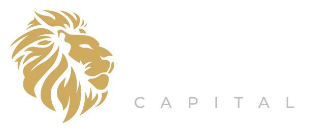Logo of King Capital featuring a lion's head and stylized text.