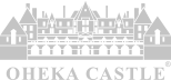 Oheka Castle logo featuring architectural details and the name 'Oheka Castle' below.