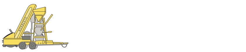 Norberto Construction logo featuring a yellow excavator and text.
